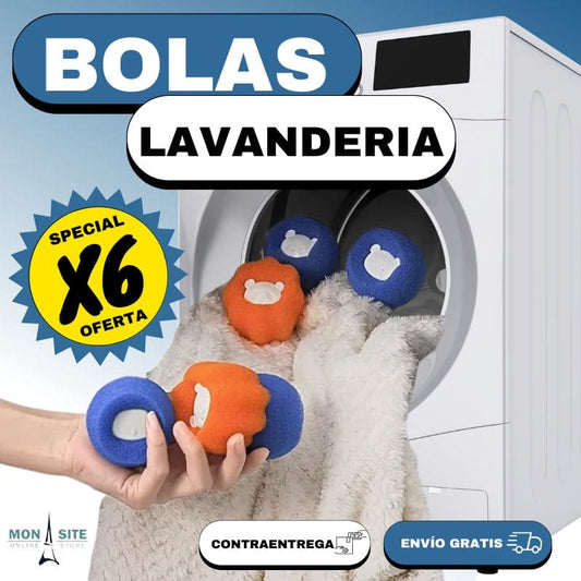 Bolas lavadora Antipelos