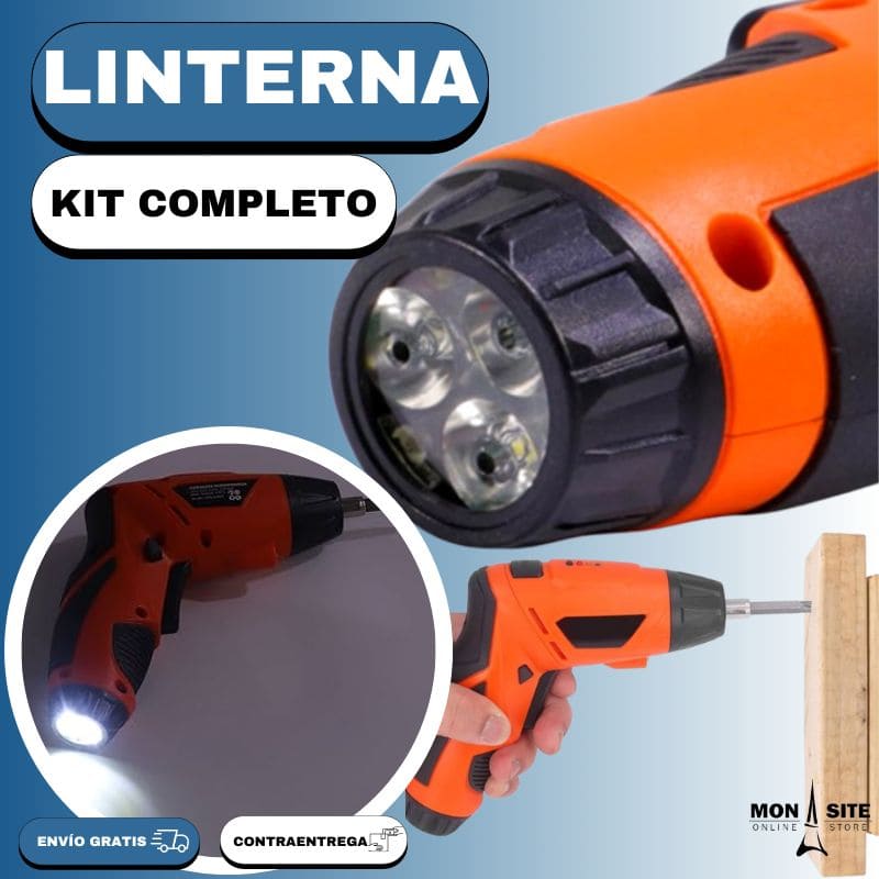 Destornillador Eléctrico Recargable