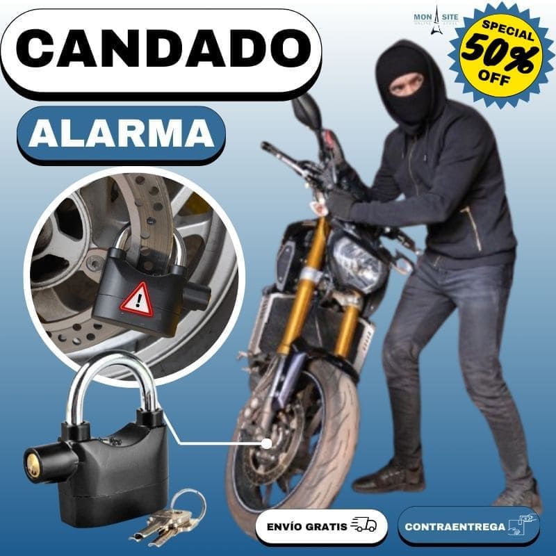Candado Alarma para Moto