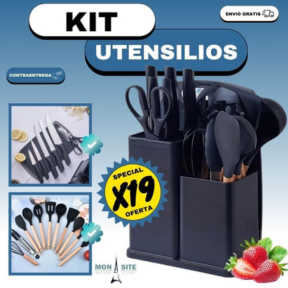 Kit Utensilios Cocina (Silicona)