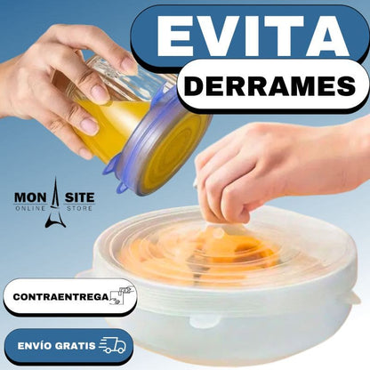 Set de Tapas de Silicona