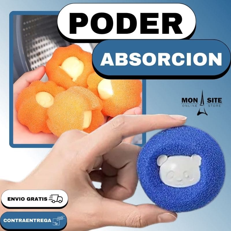 Bolas lavadora Antipelos