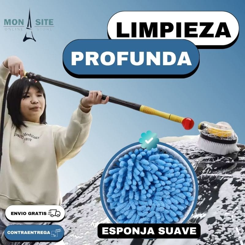 Cepillo Giratorio para Lavado Vehículo