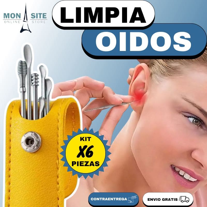 Kit Limpia Oídos en Cuero